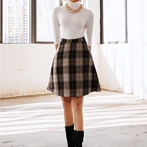 Fashion Short Woolen Skirt